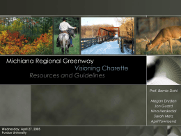 Michiana Regional Greenway Visioning Charette Resources