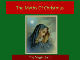 The Myth’s Of Christmas