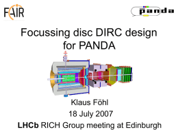 The PANDA detector at the future FAIR laboratory