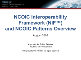 NCOIC Template - pair Networks, Inc.