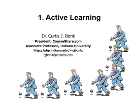 ISU Talk Curtis J. Bonk, Ph.D. Indiana University URL