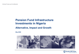 Pension Fund Investment in Nigeria