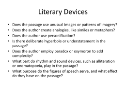 Literary Devices