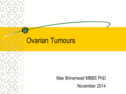 Ovarian Tumours