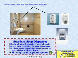 Suicide Prevention Soap Dispenser