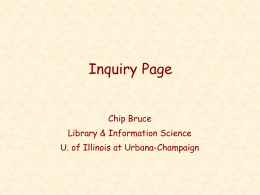 Inquiry Page