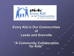 Best Start - Every Kid In Our Communities of Leeds and
