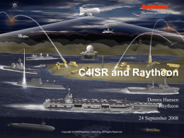 Expeditionary C4ISR Overview