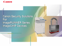 Data Security Solutions for Canon imagePASS-S1