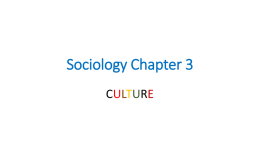Sociology Chapter 3 - Aberdeen School District / Overview