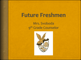 Future Freshmen - Oak Park Unified School District / Overview