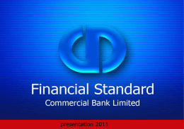 JSB ”FINANCIAL STANDARD”
