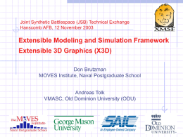 XMSF X3D Overview, Websim 2003