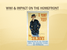 WWI & Homefront