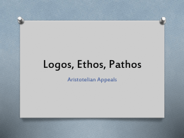 Logos, Ethos, Pathos - Mr. Doemel's 7th Grade Language Arts