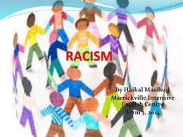 Racism - Arc @ UNSW Limited