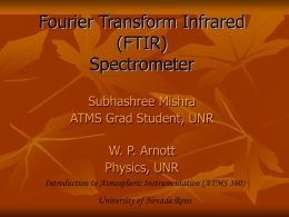 FTIR Spectrometer - Pat Arnott Web Site