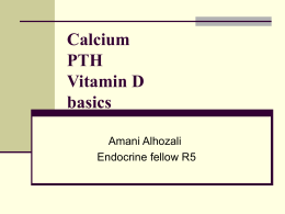 Calcium basics