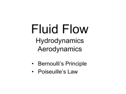 Fluid Flow - University of Iowa