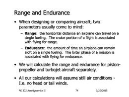 AE 301 Aerodynamics I
