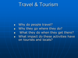 Travel & Tourism CGG3O1