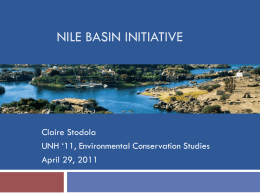 Nile Basin Initiative - University of New Hampshire