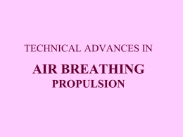 AIR BREATHING PROPULSION - Mechanical Engineering Online