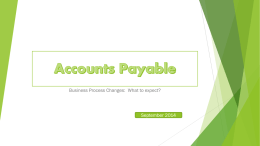Accounts Payable - College of William & Mary
