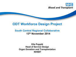 ODT Workforce Design Project Staff Feedback Workshop Ella