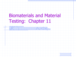 Biomaterials - Vanderbilt Un