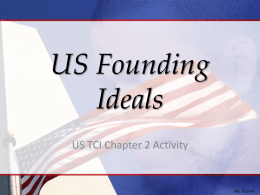 US Founding Ideals