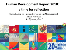 Human Development on the Move: Key Ideas and Work Plan