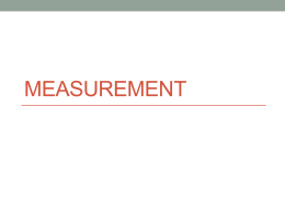 Measurement - Two Rivers Public School District
