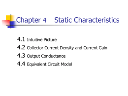 Chapter 4 Static Characteristics
