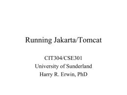 Jakarta/Tomcat
