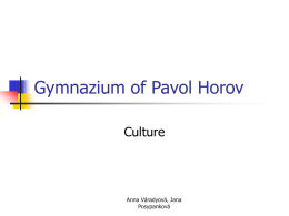Grammar school of Pavol Horov