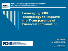 Leveraging Technology to Improve the Transparency of