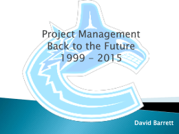 Project Management Primer