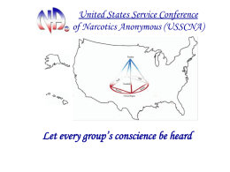 United States Service Conference of Narcotics Anonymous