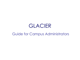 GLACIER - Controller's Office