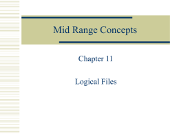 Mid Range Concepts - Fox Valley Technical College