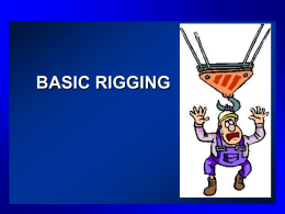 BASIC RIGGING - OSHA Training