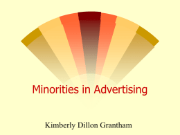 Minorities in Advertising