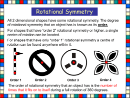 Symmetry Rotational