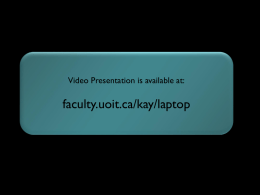 Educational Video Clips in Distance Education