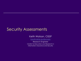 Security Assessments