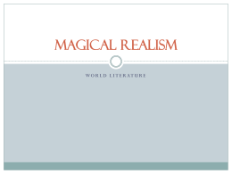 Magical Realism - Barrus' World Literature Blog