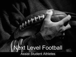 Next Level Football - Assist Student Athletes