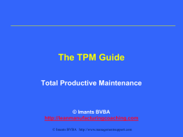 TPM - Powerpoint presentations for managers.