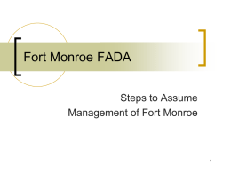 Fort Monroe FADA